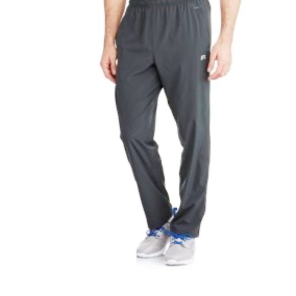 Pants performace mens new size S 28-30" Russell grey 86% polyester 14% spandex - Picture 1 of 4